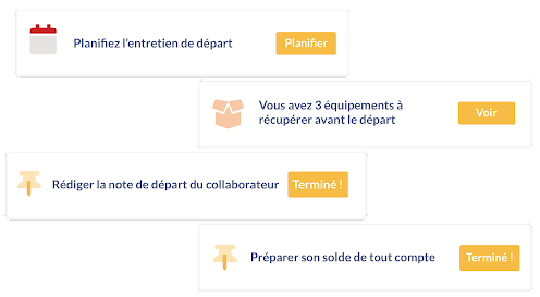 Gestion démission